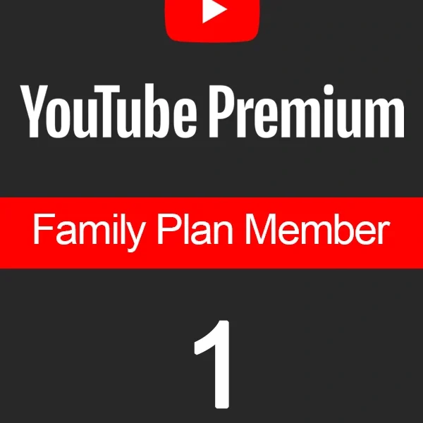 ▶️ YouTube Premium – Family Plan (Member) | 1-Month Subscription